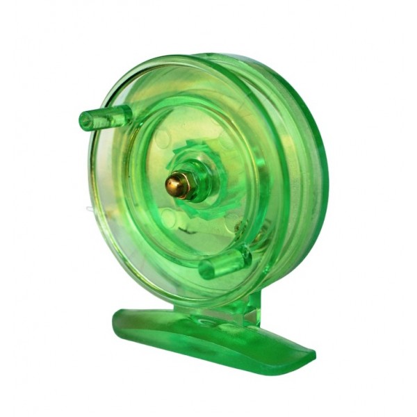 Котушка для спінінга, проводочна, 808 S, колір зелений